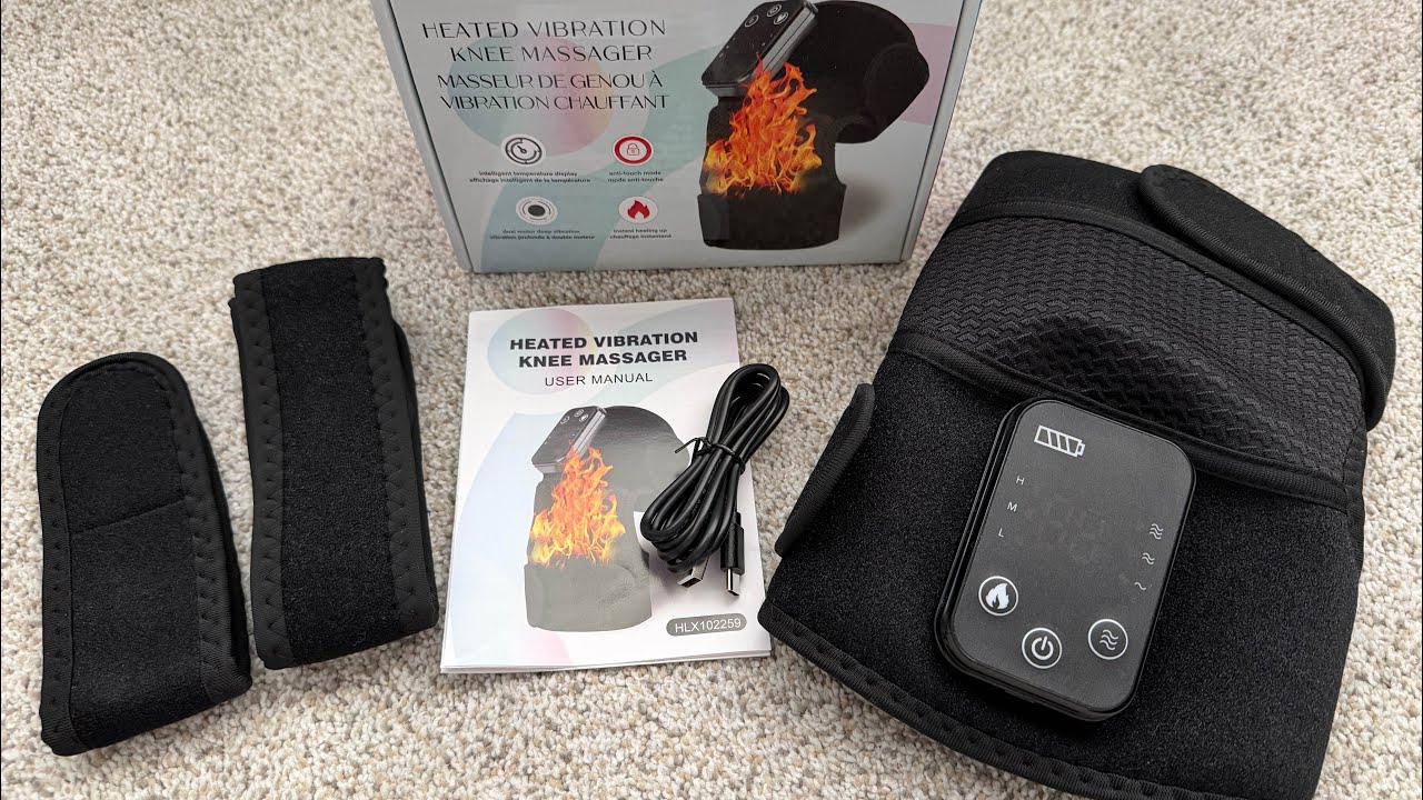 Knee Pain Relief at Home? 🔥 Knee Massager with Heat (FSA/HSA Eligible)  Honest Review