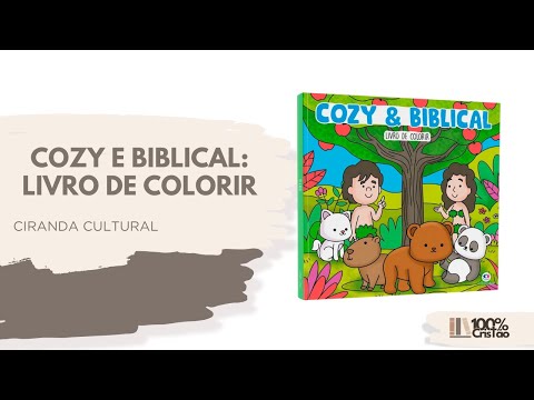 Cozy e Biblical: Livro de Colorir - Capa Adão e Eva - Ciranda Cultural • Livraria 100% Cristão