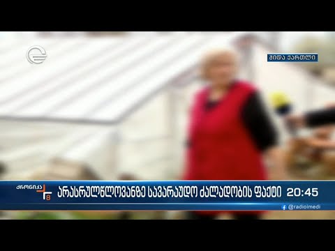 სავარაუდო გაუპატიურების მცდელობა შიდა ქართლის ერთ ერთ სოფელში