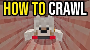 How To CRAWL In Minecraft PS/Xbox/PE! (Bedrock Edition!)
