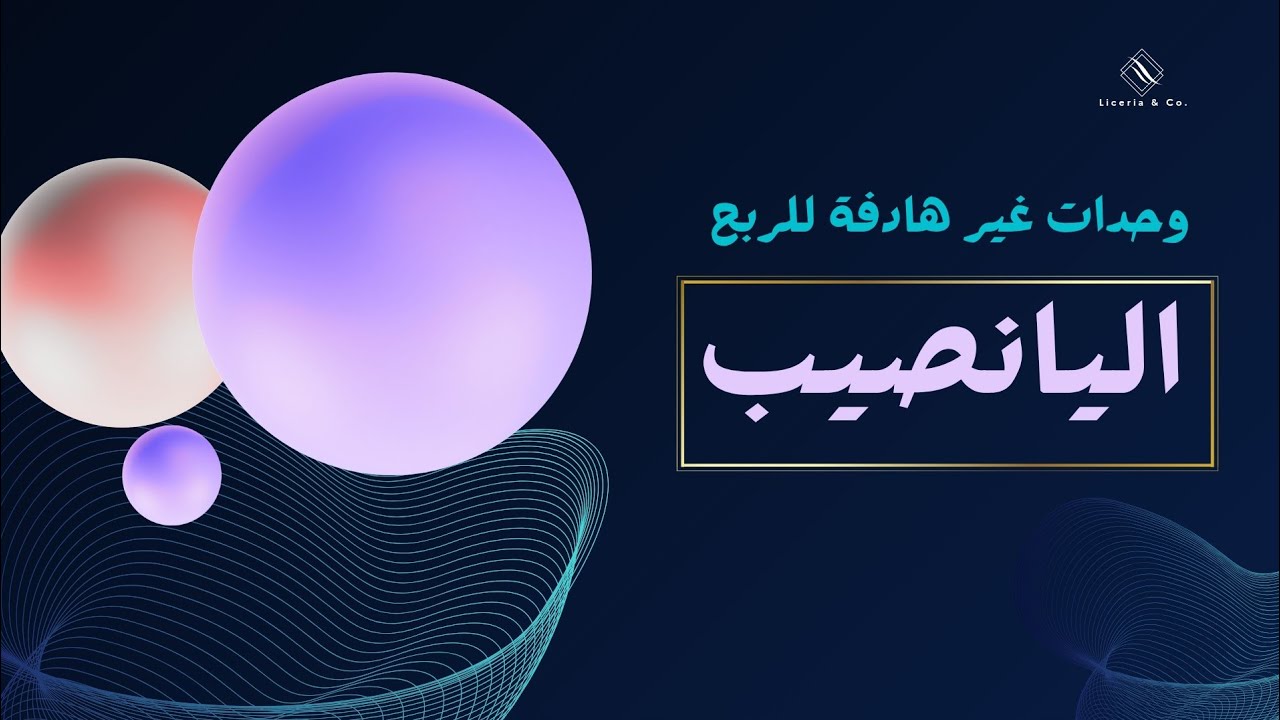 💎اليانصيب/ وحدات غير هادفة للربح/