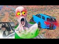 Epic Escape From The Shy Guy (SCP-096) | Car VS Giant Cube Pit | Horror BeamNG Zak Portal #24