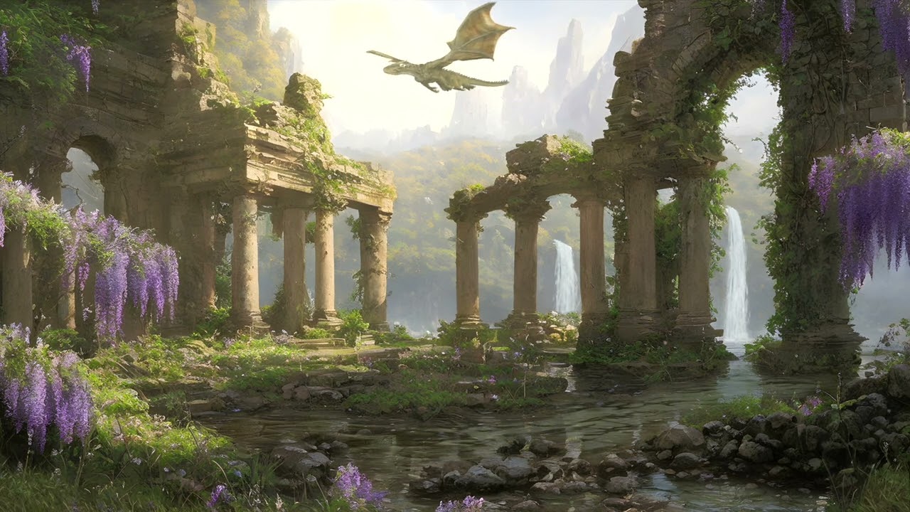 ⁣Ancient Ruins | Mysterious Fantasy Music & Ambience | Enchanting World of Dragons&Lost Civil