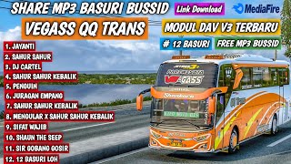 KANE BANGET🥳 SHARE 12 BASURI VEGASS QQ TRANS ! BUSSID V4.2 UPDATE ! MP3 BASURI MODUL DAV V3