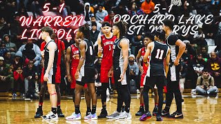 The WHOLE CITY Came To See This Game!! Warren Lincoln vs. (#8) Orchard Lake St. Marys CLASSIC!