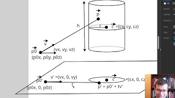 Computer Graphics Module 5 Part 4: Ray Intersect Cylinder