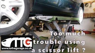 is a home garage Scissor lift too much trouble?
