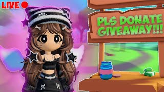 🔴ROBLOX GIVEAWAY "PLS DONATE" LIVE 🔴Donating Robux to Viewers 💸