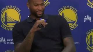 Demarcus Cousins Talks About His Favorite Warriors