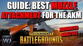[OUTDATED] GUIDE: The BEST attachment for the AKM, Recoil Analysis - (PUBG)