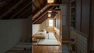 From Nightmare Attic to a Cozy Japanese Oasis! 🏯✨ #zen