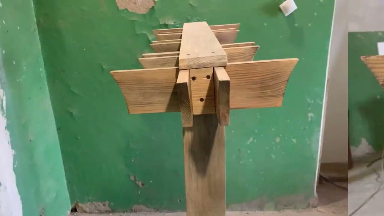 DIY Garden tools organizer. Органайзер для хранения садового инвентаря из 2 поддонов своими руками