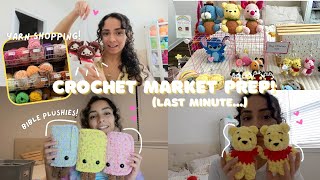 prep for 2 markets in 1 day with me!🧶last minute prep & yarn shopping!🛍️ 