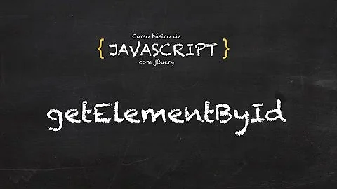 Qual a função do getElementById?