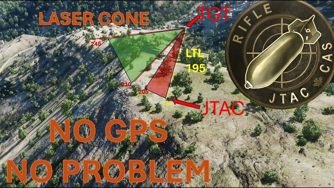 JTAC EXPLAINS LASER BOMB ON COORDINATE | DCS | JTAC | - YouTube