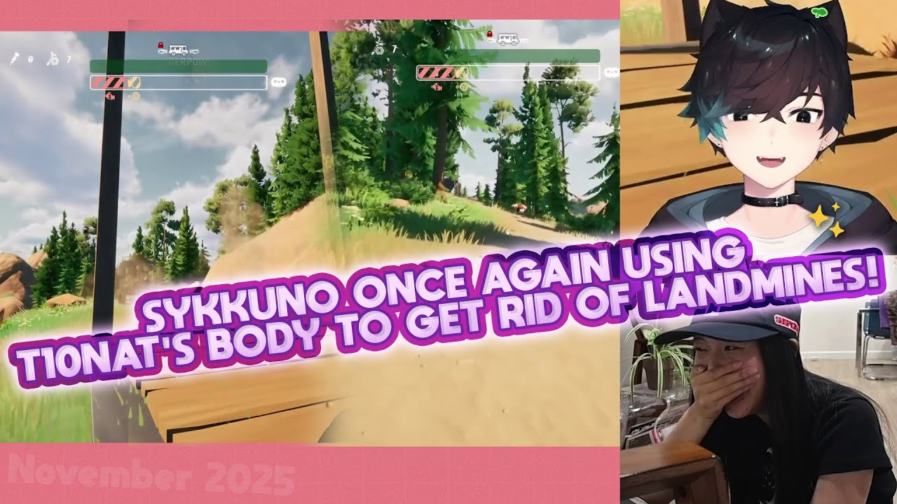 Ka-BOOM! Sykkuno is once again USING T10nat's BODY — this time to GET RID of the LANDMINE!