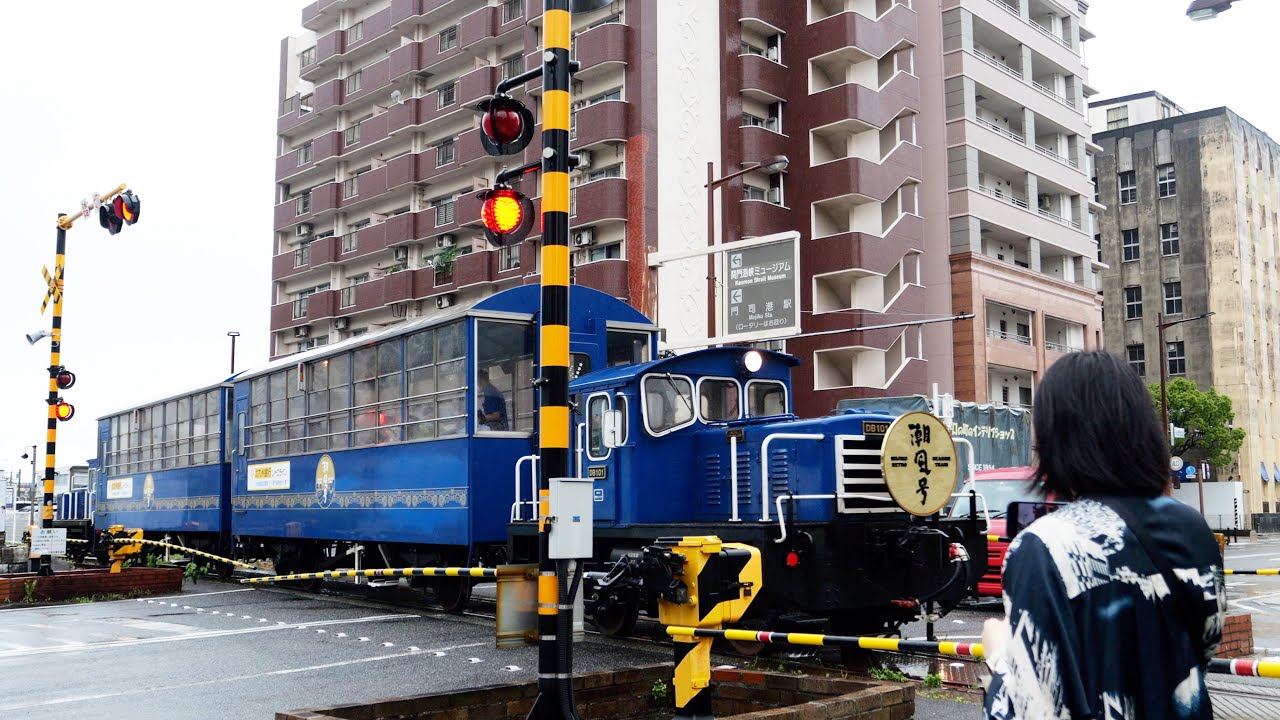 水間鉄道でオリジナルヘッドマークつけてみた - YouTube