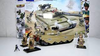 ЛЕГО ТАНК TZT-99 MILITARY POWER KY84081 LEGO TANK Тёмины игрушки