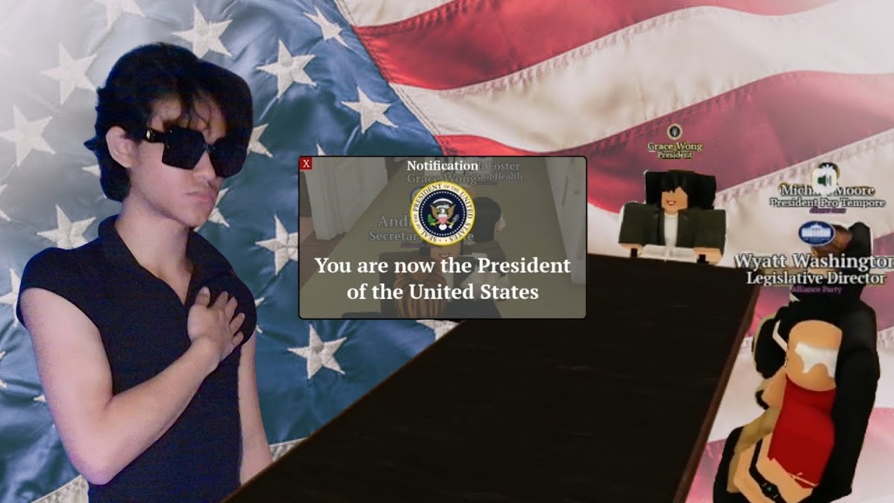 I GOT ELECTED AS PRESIDENT ON ROBLOX
