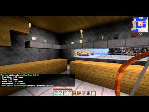 Oxygene13.co.uk Minecraft Server Local Shops addon tutorial