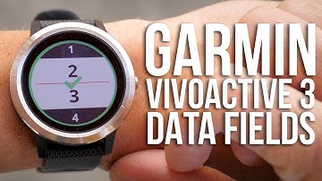 Garmin Vivoactive 3 Data Screens