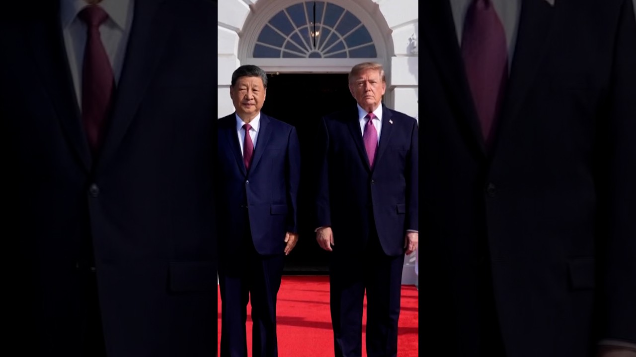 President Trump in landmark meeting with China’s leader