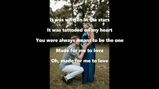 Raelynn - Made For Me To Love (Lyrics)