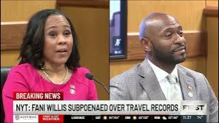 Fani Willis subpoenaed over travel records, report says