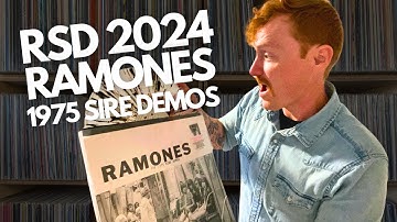 Unboxing Record Store Day 2024 Haul Part 1 - Ramones THE 1975 SIRE DEMOS