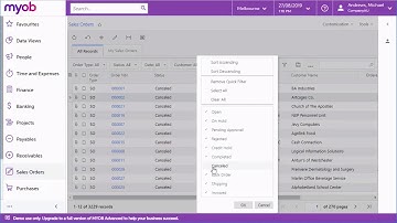 MYOB Acumatica Reporting and Data Analysis
