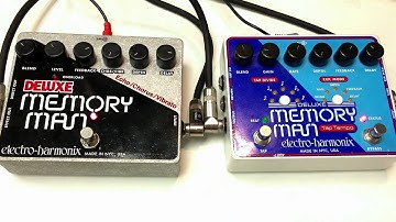Electro Harmonix Deluxe Memory Man XO vs Deluxe Memory Man Tap Tempo