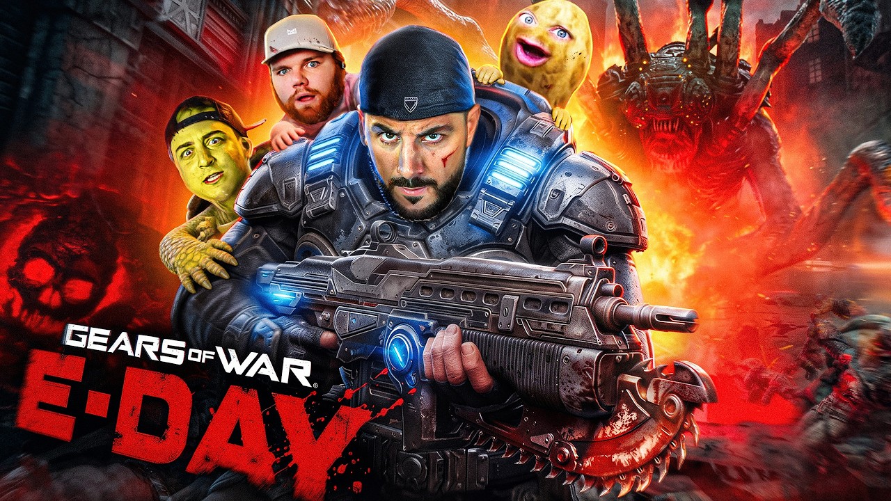 BEATING GEARS OF WAR: E-DAY ON INSANE... IN ONE SITTING 🔥