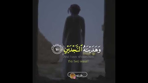 مقطع من سورة البلد بصوت الشيخ عبد الباسط عبد الصمد