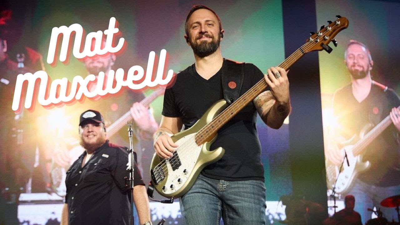 This is Mat Maxwell Playing Bass Guitar For Country Music's Biggest