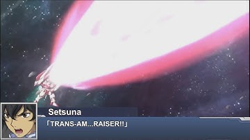 [ENG Sub]Super Robot Wars DD - 00 Raiser Attacks(SSR2) | スパロボDD - ダブルオーライザー 全武装