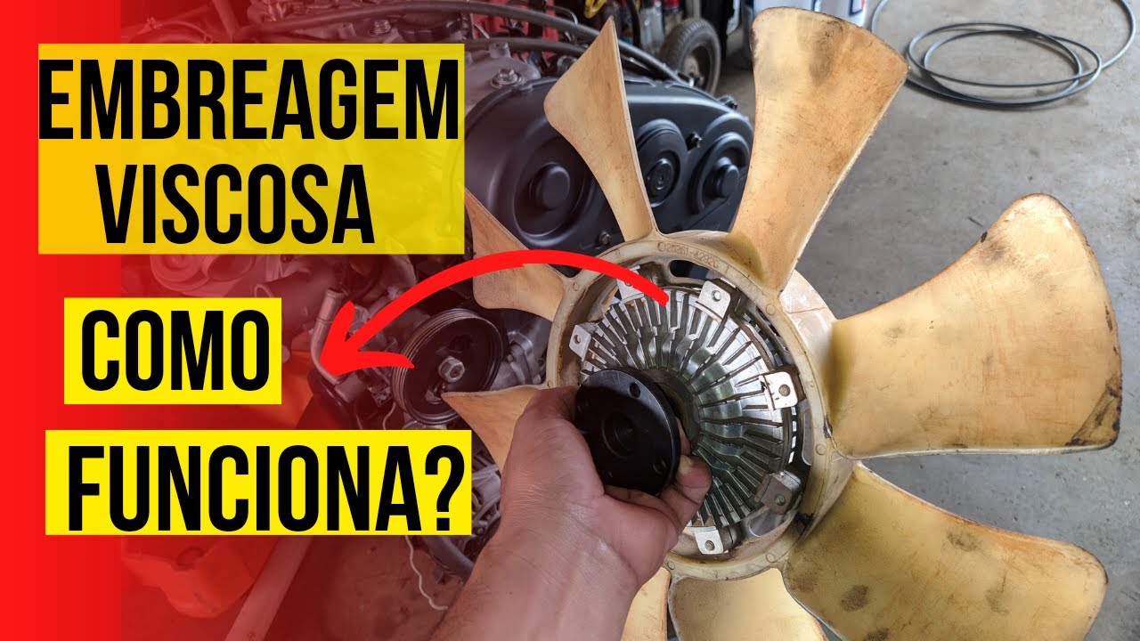 Embreagem viscosa DESMONTADA como é o seu funcionamento. BORA VER ...