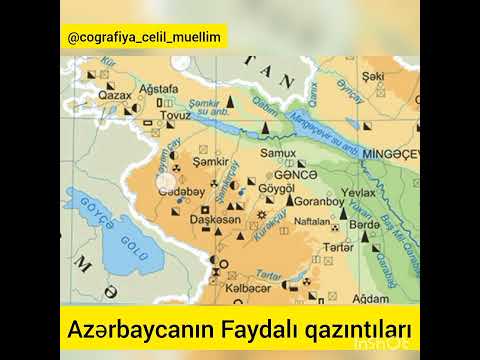 Coğrafiya dərs 18 ll hissə.Azərbaycanın Faydalı Qazıntılar. Şərti işarələr,yataqları.Cəlil Şirəliyev