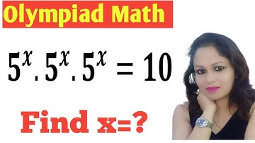 Nice Olympiad Exponential Equation | Solve for x