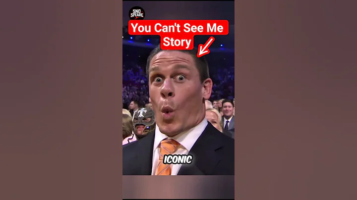 John Cena "You can't see me" Pose Story #wwe #johncena