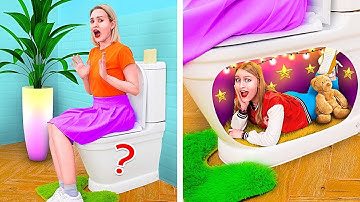 TRONG TOILET CÓ GÌ? Tiện Ích Cho Toilet & Phòng Tắm! Dụng Cụ DIY! Mẹo Nuôi Dạy Con Từ 123 GO! TRENDS