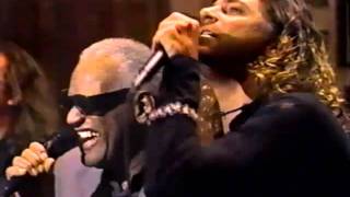 michael hutchence INXS ray charles on Letterman chords