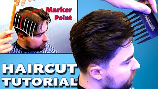 How To Cut Mid Length Hair | Step by Step Mens Haircut Tutorial | With Taper