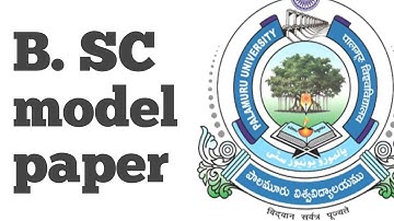 Palamuru University B.SC 1st semester,2nd semester,3rd sem, 4th sem,5th sem, 6th Sem model Question