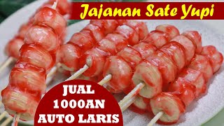 TEROBOSAN JAJANAN PASAR  PERMEN YUPI BAKPO !! ANTI MINYAK - RESEP MUDAH BUAT JAJANAN PASAR KUE YUPI