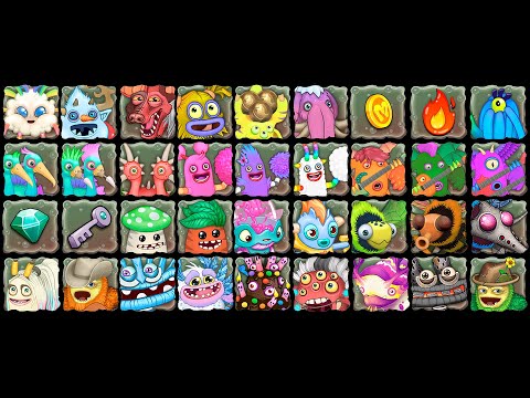 Memory Game - All Sounds and Pictures (My Singing Monsters) 4k