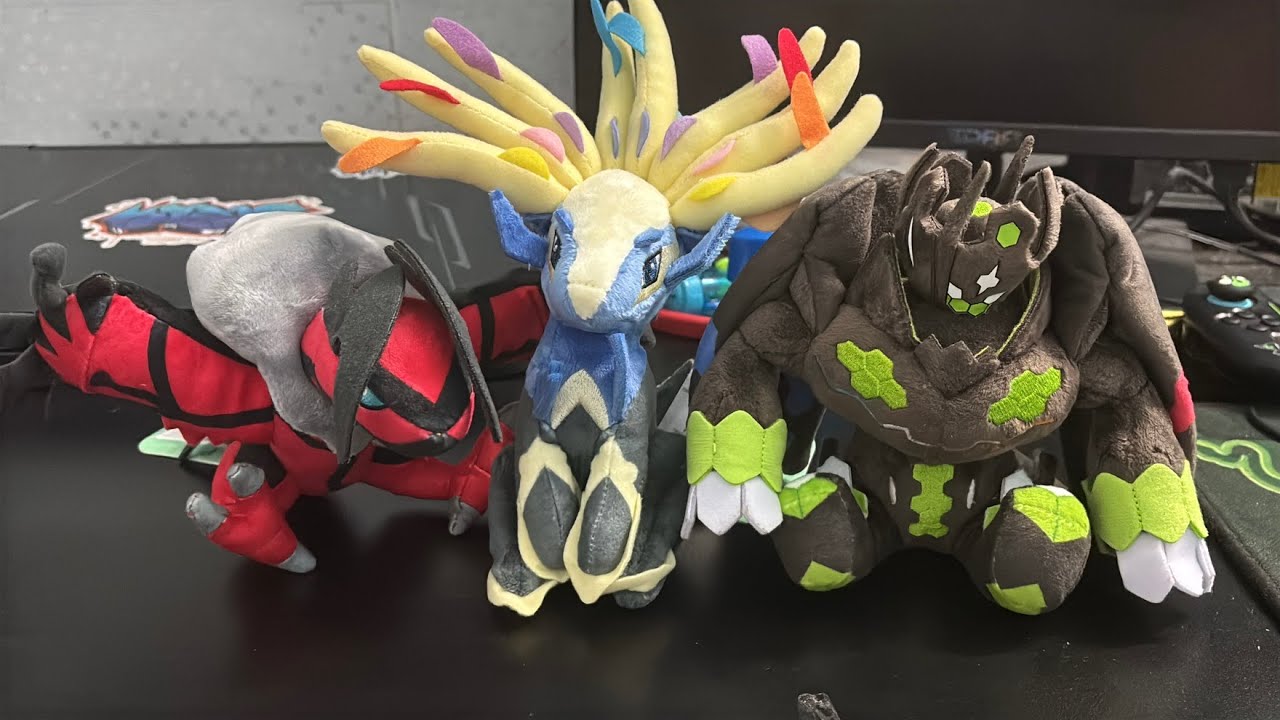 Pokemon Center) Review Pokemon plush fit Xerneas and Yveltal