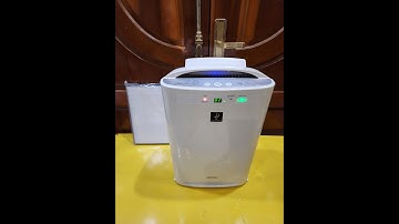 Máy lọc không khí và bù ẩm nội địa Nhật Sharp KC-B50-W (1353244) (54W) bánh xe, cửa ngáp