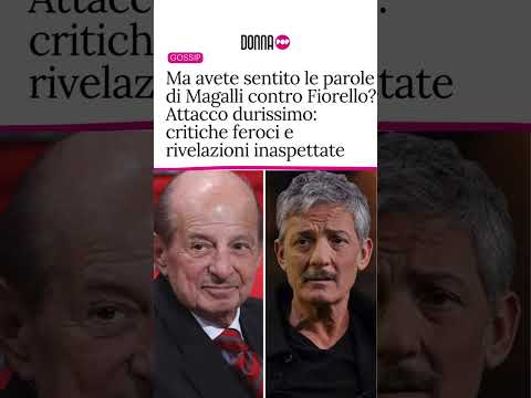 Video Avete sentito le parole di Magalli contro Fiorello? Attacco durissimo: critiche feroci