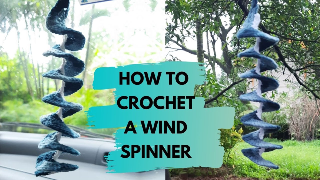 IDEAL SCRAP YARN PROJECT - Crochet Wind Spinner // Ophelia Talks Crochet 