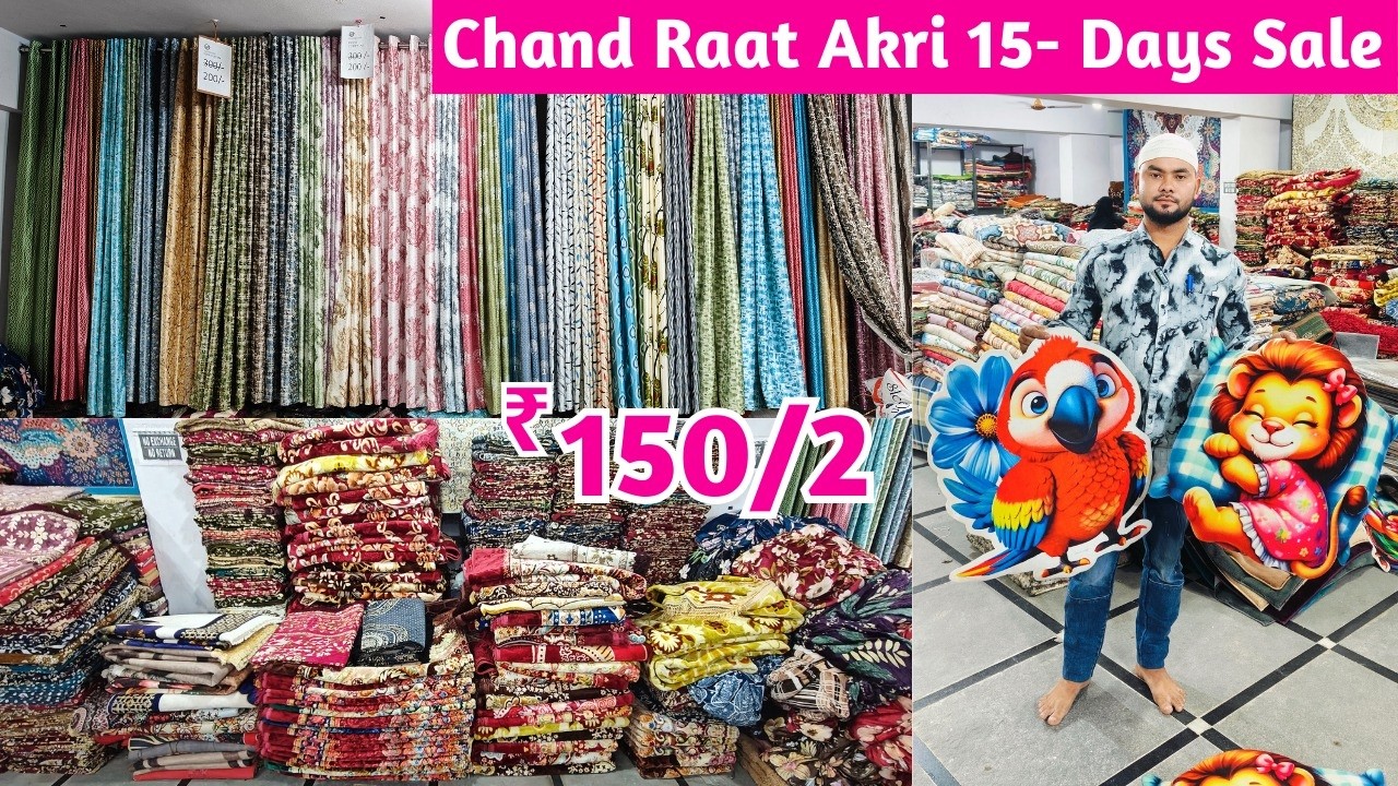 Chand Raat Akri 15- Days Offer Complete Home Furnishing Items At Lowest Prices Charminar Handlooms